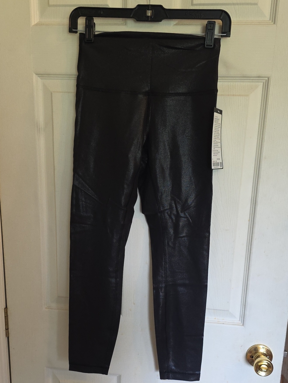 lululemon athletica Black Shiny Leggings